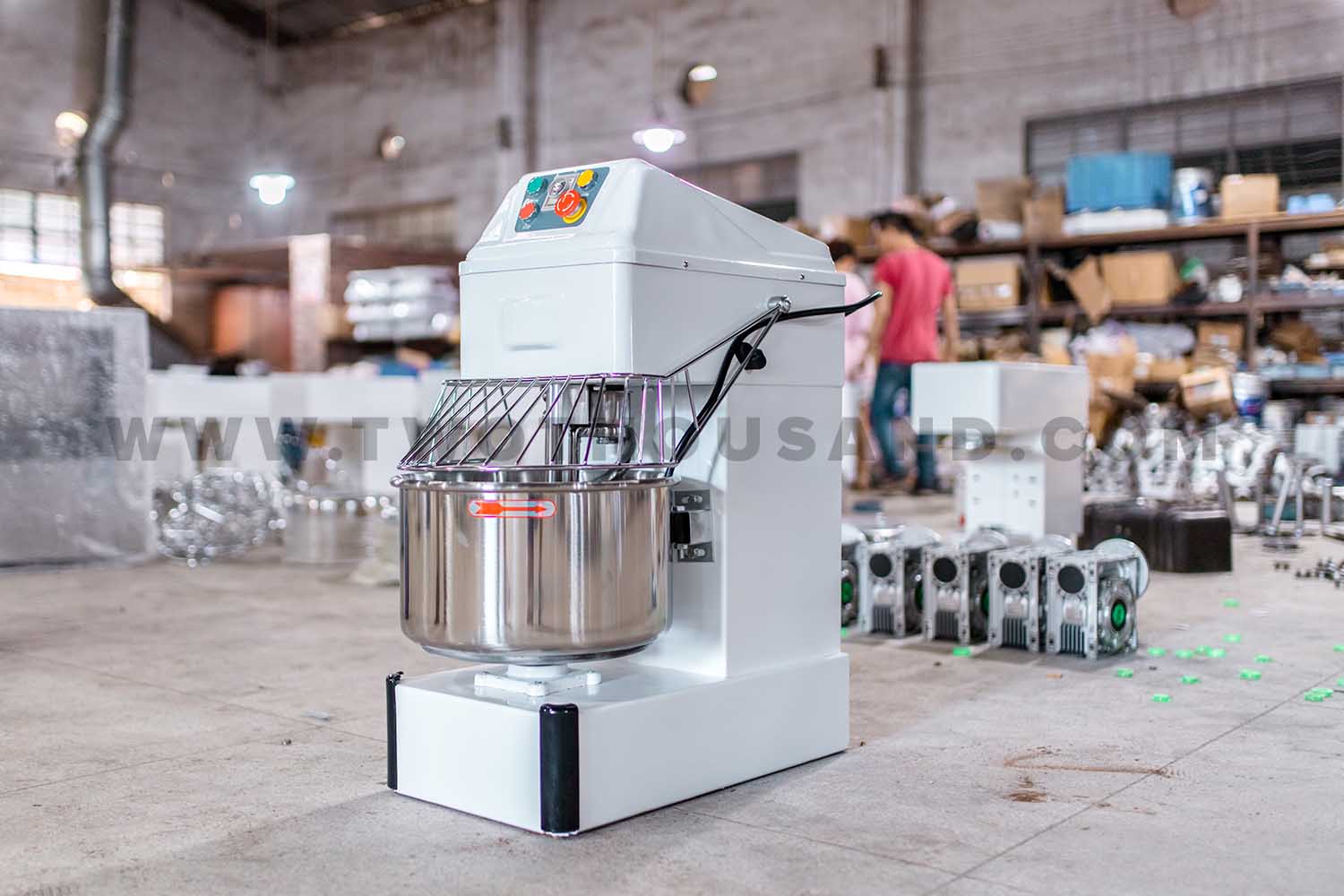 Side View of the Dough Mixer