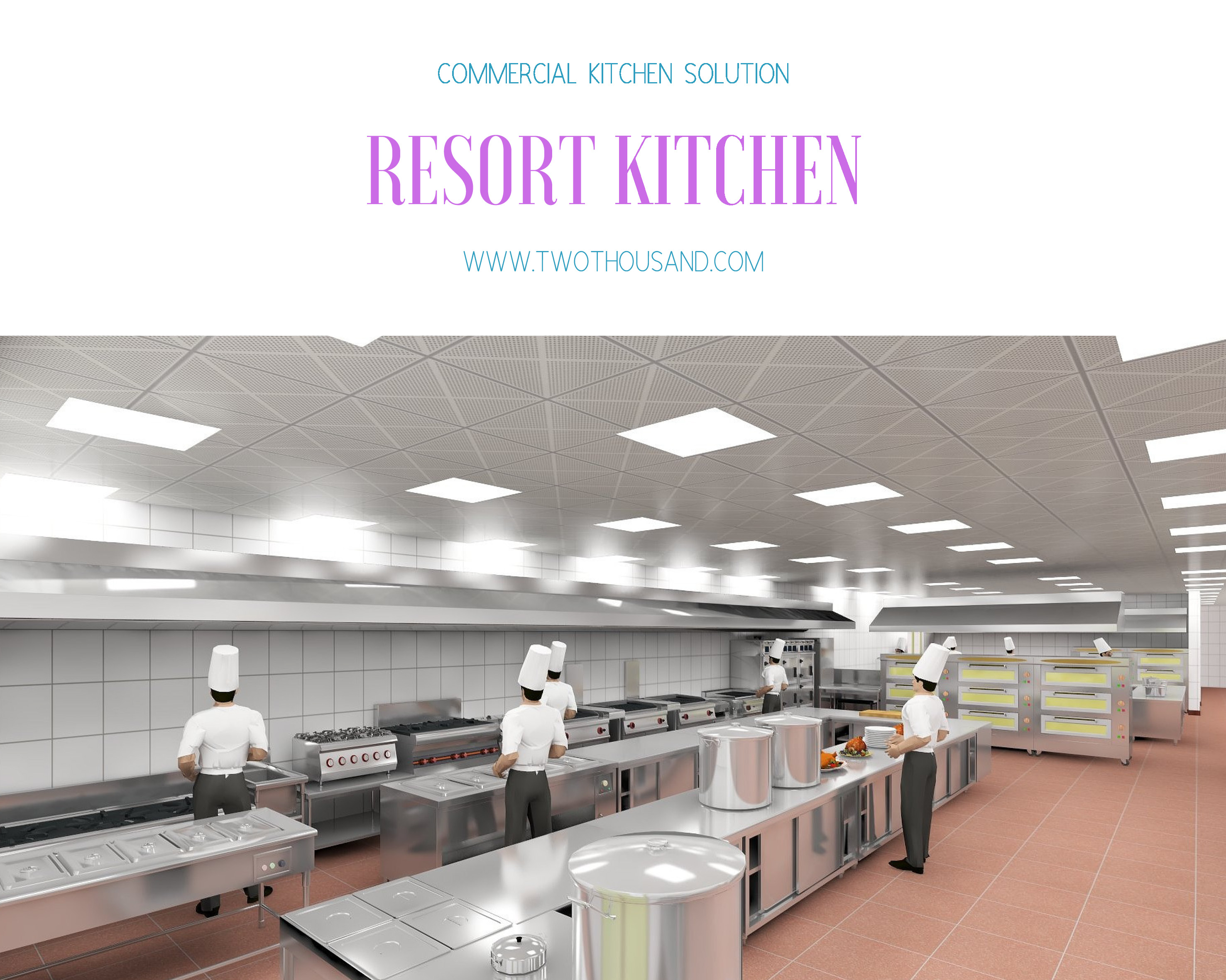 New Restaurant, Hotel Kitchen and Hospital Kitchen Design