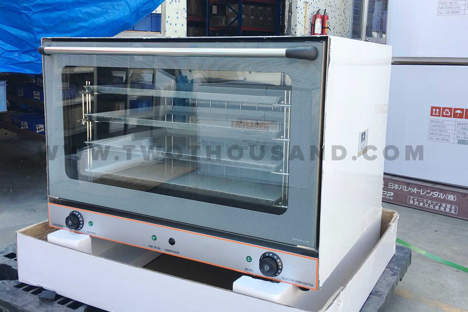 Front View of Convection Oven TT-O130