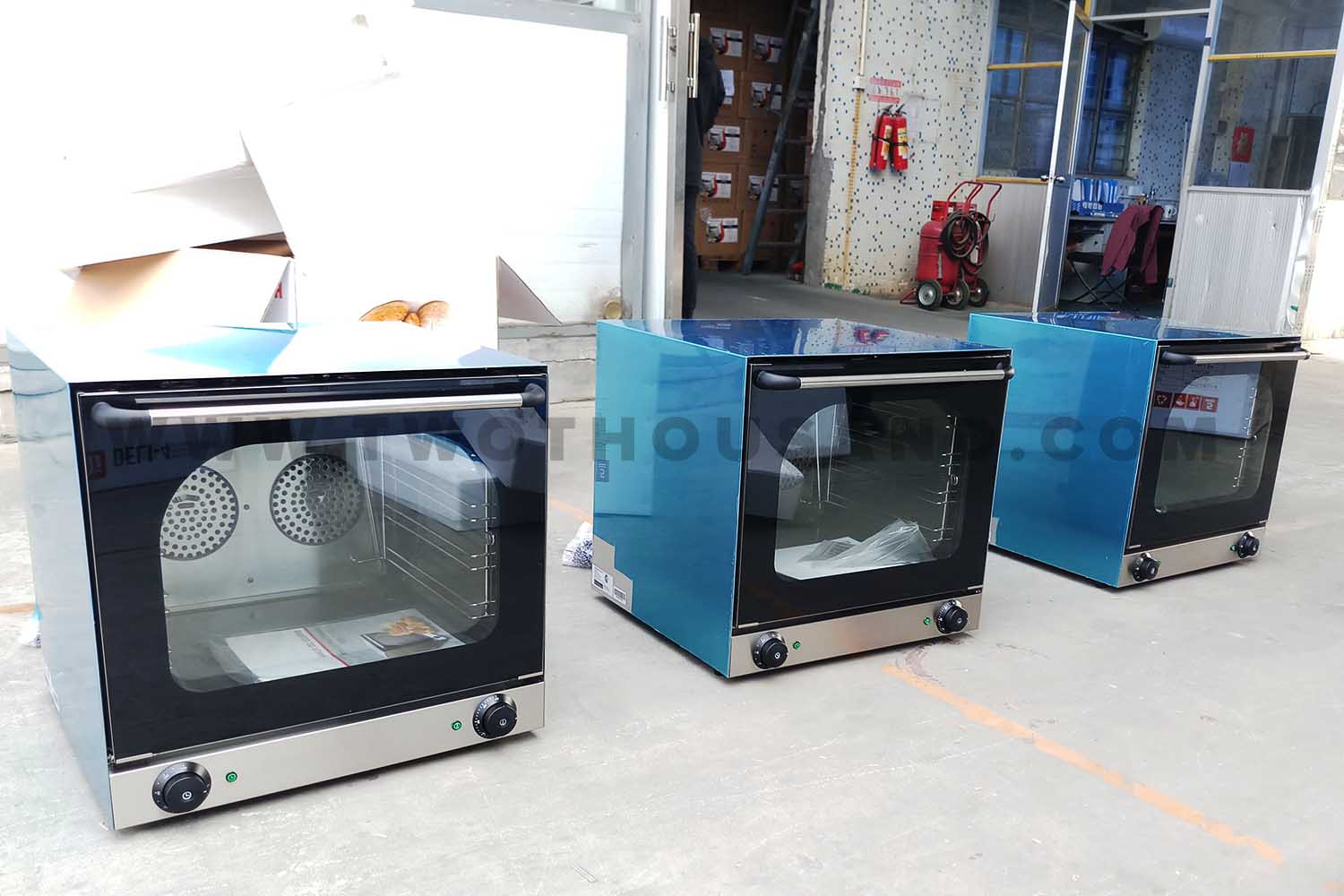 Front View of Electric Convection Oven