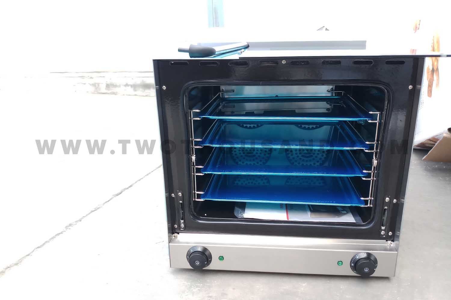 Front View of Electric Convection Oven