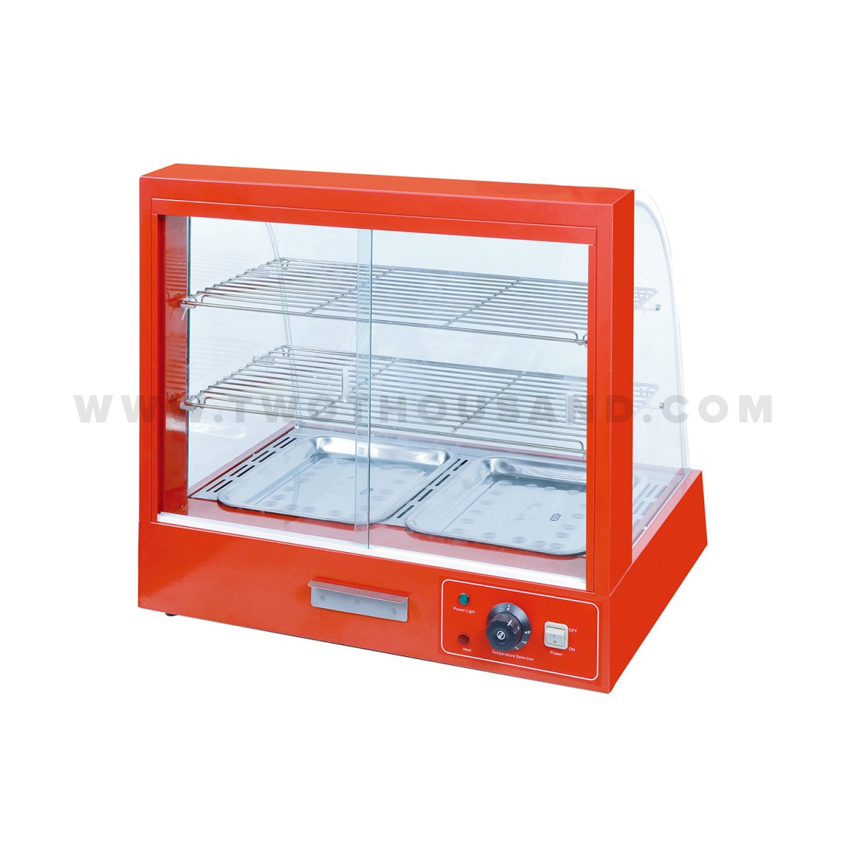 L 660MM Curved Glass Tabletop Commercial Hot Food Display Case TT-WE58  Chinese restaurant equipment manufacturer and wholesaler