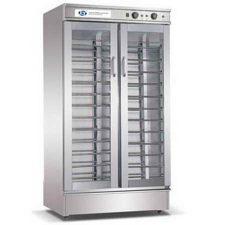 Bakery Proofer - 2 Doors 24 Trays, 35-40 ℃, All S/S, With Foaming, TT-O163C 