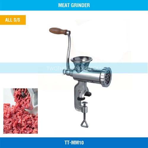Commercial Meat Grinder - Manual, SS, 322310260 MM, 13 KG, TT-MM10