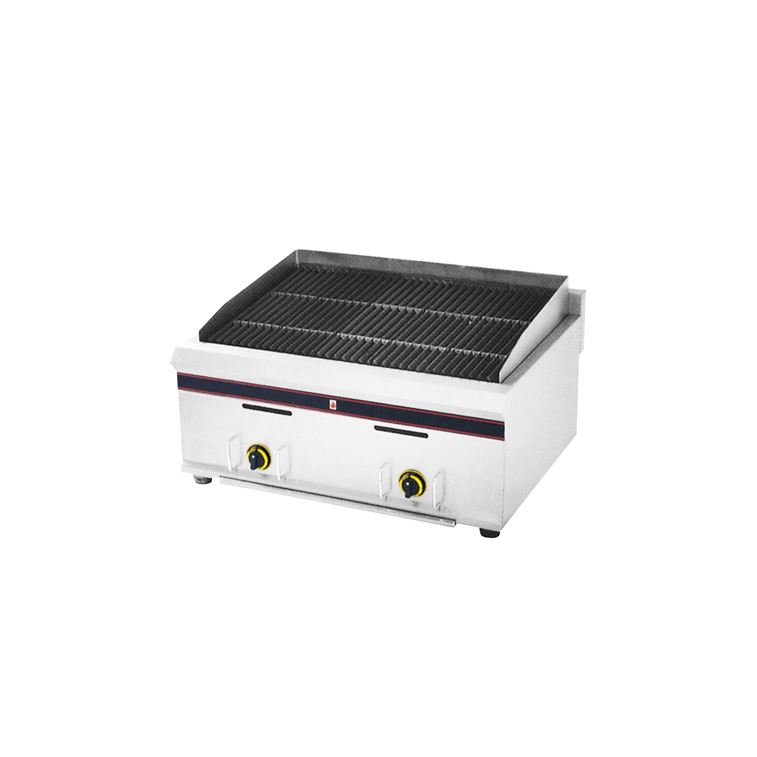 Commercial Gas Lava Rock Charbroiler Grill TT-WE77