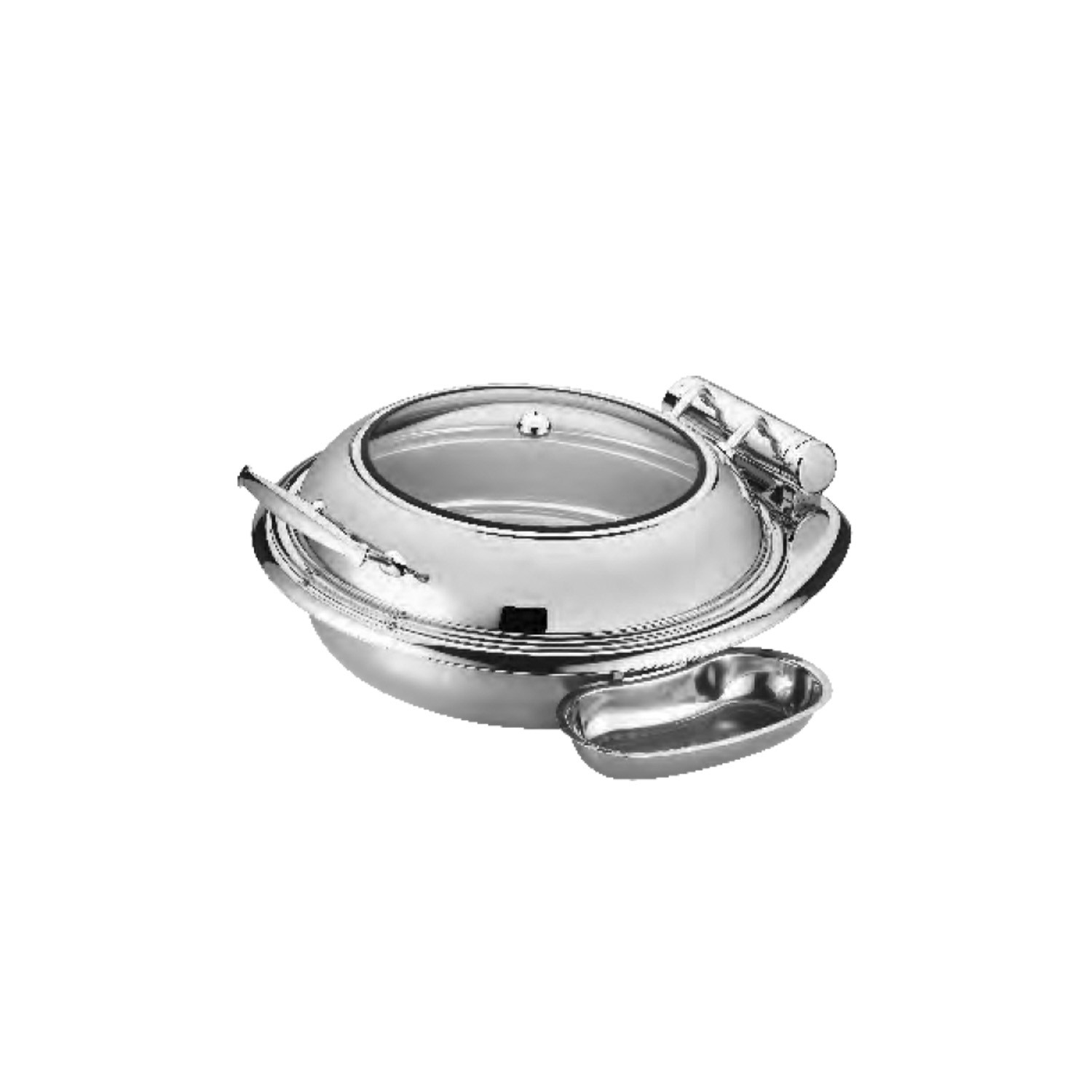 Buy Imported Round Glass Food Warmer Small at Best Price