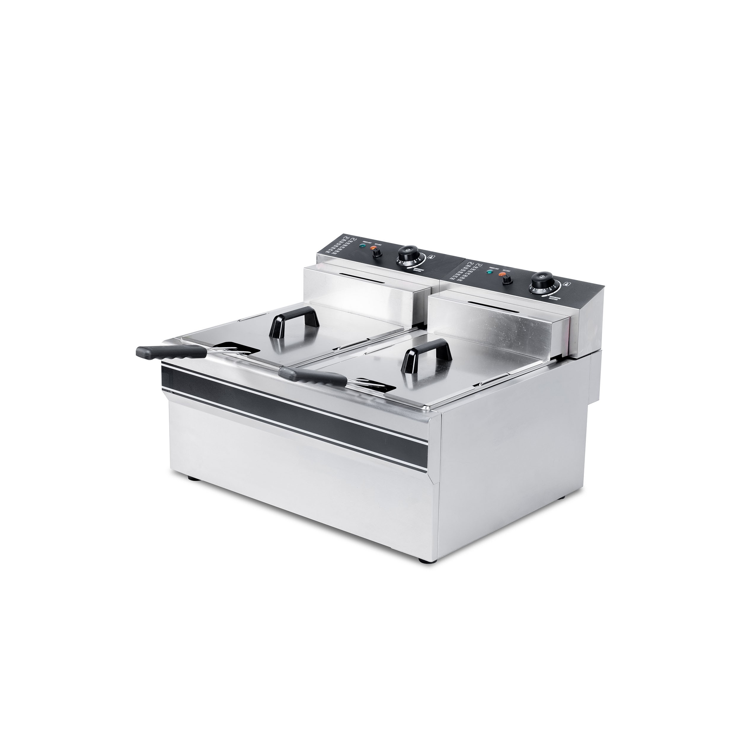 Commercial Double Electric Bench Top Deep Fryer 