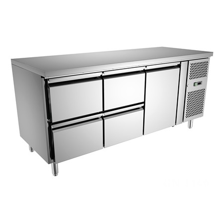 Under Counter Refrigerator – CE, 2~8°C, 1 Door, 4 Drawers, TT-BC282B-5