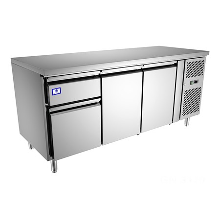 Undercounter Refrigerator – CE, 2~8°C, 2 Doors, 2 Drawers, TT-BC282B-3