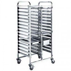 Stainless Steel Gastronorm Trolley TT-SP278D - Main View