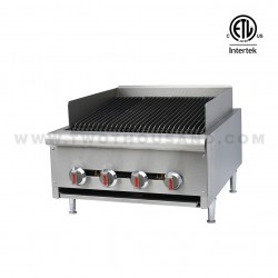 Commercial Gas Charbroiler Grill CB-24 - Main View