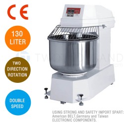 Dough Mixer - 130 Liters, Digital Control, Double Speed, , CE, HS130D