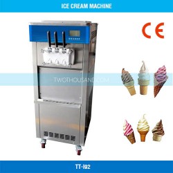 Ice Cream Machine - Three Flavor, 40 Liter/Hour, 2550 W, CE, TT-I92