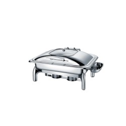 Glass Top Rectangular Stainless Steel Chafing Dishes TT-YD-F016B