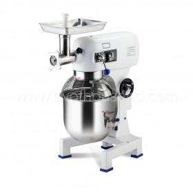 25L Gear Transmission CE with Guard and Meat Grinder Planetary Food Mixer B25F4