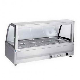 12 Pans Curved Glass Commercial Bain Marie Food Warmer TT-WE1209E