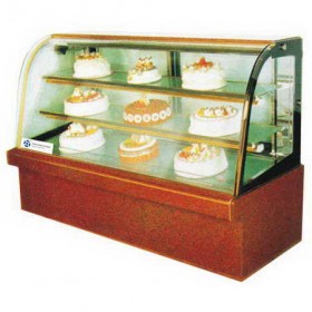 1200MM Marble LED Customized Curved Glass Bakery Display Case TT-MD41A