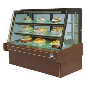 1200MM Brown Marble Vacuum Glass Refrigerated Cake Display TT-MD5D