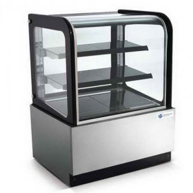 900MM Cubed Glass Refrigerated Countertop Display Case TT-MD89A