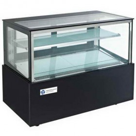 1500MM 400L 2 Shelves Black Refrigerated Cake Display Case TT-MD129C
