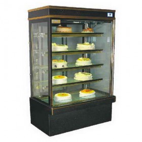 1500MM Black LED Customized Air Curtain Bakery Display Case TT-MD14B