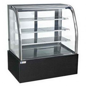 L1200 X H1410 MM 4 Shelves CE Black Bakery Display Cabinet TT-MD128B