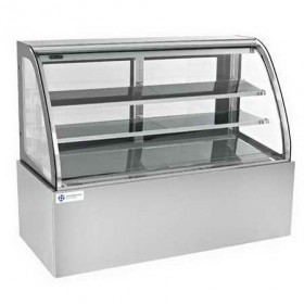 2℃~8℃ 620L 3 Shelves CE Curved Glass Bakery Display Cabinet TT-MD125D