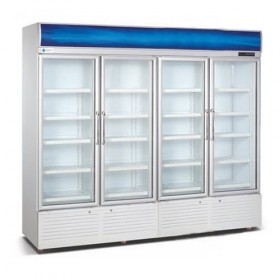 95 Wide 5 Shelves Four Glass Door Beverage Refrigerator TT-BC295D