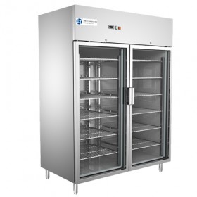 2~8℃ Double Glass Doors CE Commercial Reach in Refrigerator TT-BC390B