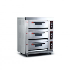 3 Decks 6 Trays 600X400mm 350°C Professional Gas Baking Oven TT-O78C