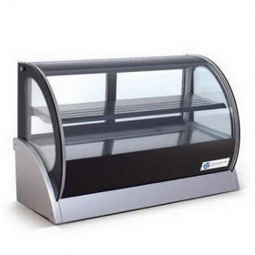 900MM 2 Shelves CE Curved Glass Refrigerated Bakery Case TT-MD62A