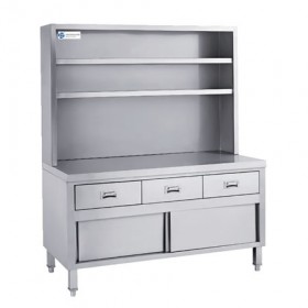 L1800MM with 3 Drawers and Shelves Stainless Steel Work Cabinet TT-BC321C