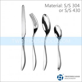 Stainless Steel Flatware Set - Knife, Fork and Spoon B003