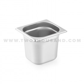 2.4L 1/6X6'' 176X162X150 MM Stainless Steel Steam Table Pan TT-816-6