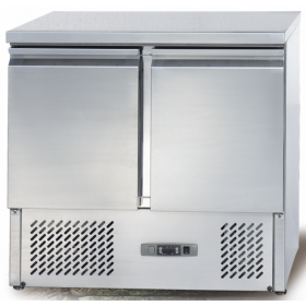 Length 900mm 2 Doors Commercial Salad Prep Refrigerator TT-BC280B-1