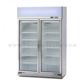 1480MM Two Section Glass Door Reach In Refrigerator TT-BC391B
