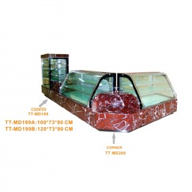 1000MM Cashier Counter Refrigerated Bakery Display Case TT-MD199A