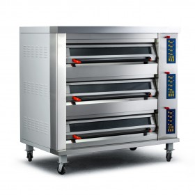 1.8M 3 Decks 400°C Front S/S Commercial Electric Pizza Oven TT-O302P