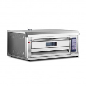 1 Deck 75W 350℃ All S/S Countertop Commercial Gas Pizza Oven TT-O38BP