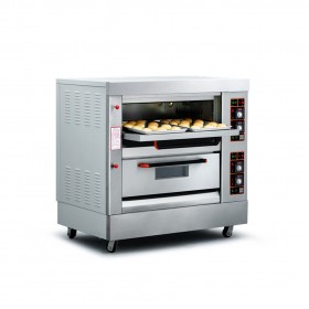 2 Decks 4 Trays 600X400mm 350°C Professional Gas Baking Oven TT-O78A