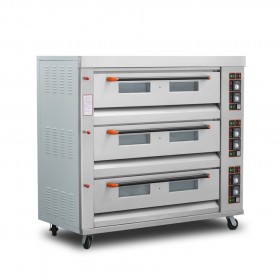 3 Decks 9 Trays 600X400mm 350°C Professional Gas Baking Oven TT-O78D