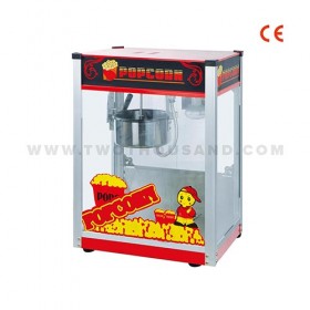 8 oz. CE Teflon Pot Commercial Red Popcorn Popper Machine TT-P8I