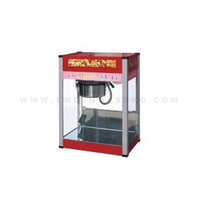 8 oz. Flat Top Red Commercial Theater Popcorn Machine TT-P8T