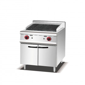 Commercial Gas Lava Rock Grill with Cabinet TT-WE153C