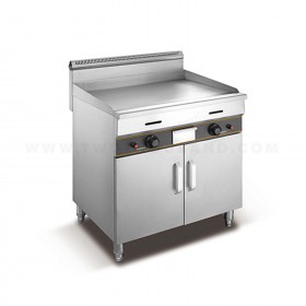 2800-3000pa LPG All Flat Commercial Gas Griddle with Cabinet TT-WE185