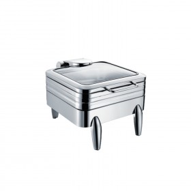 6L 440x480x320 MM Glass Top Stainless Steel Square Chafing Dish TT-YD-4022