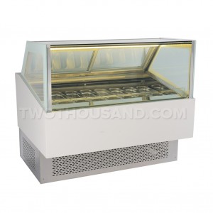 Gelato Ice Cream Display Freezer Main View