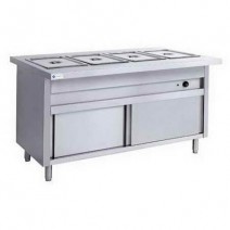 3 GN Pan Commercial Bain Marie Food Warmer With Cabinet TT-WE1360A