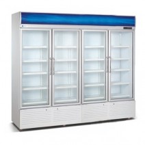 95 Wide 5 Shelves Four Glass Door Beverage Refrigerator TT-BC295D