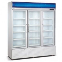 71 Wide 5 Shelves Three Glass Door Beverage Refrigerator TT-BC295C
